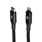 Griffin (5-Ft) Braided USB-C to Lightning 8-Pin MFI Cable for iPhone - Black Cell Phone - Cables & Adapters Griffin    - Simple Cell Bulk Wholesale Pricing - USA Seller