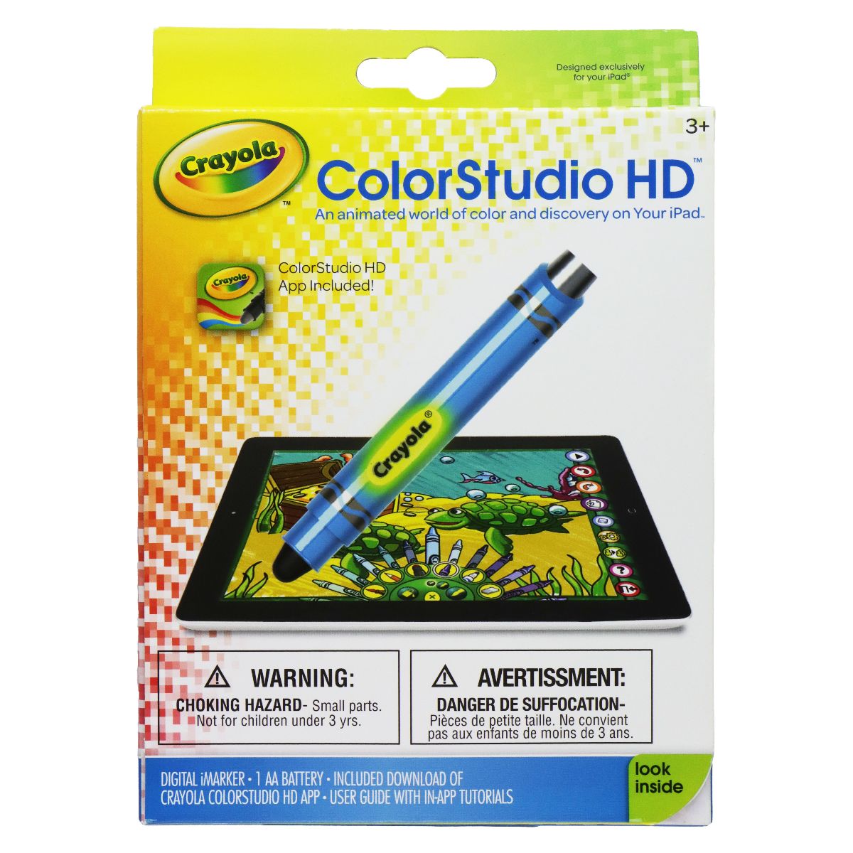 Griffin Blue Crayola ColorStudio HD for Apple iPad - Blue iPad/Tablet Accessories - Styluses Griffin - Simple Cell Bulk Wholesale Pricing - USA Seller