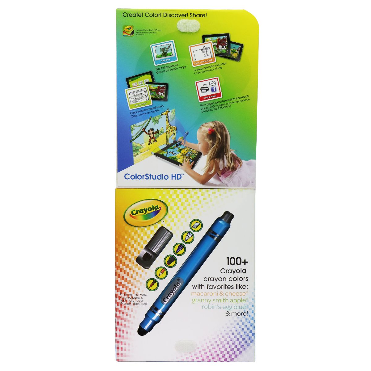 Griffin Blue Crayola ColorStudio HD for Apple iPad - Blue iPad/Tablet Accessories - Styluses Griffin - Simple Cell Bulk Wholesale Pricing - USA Seller