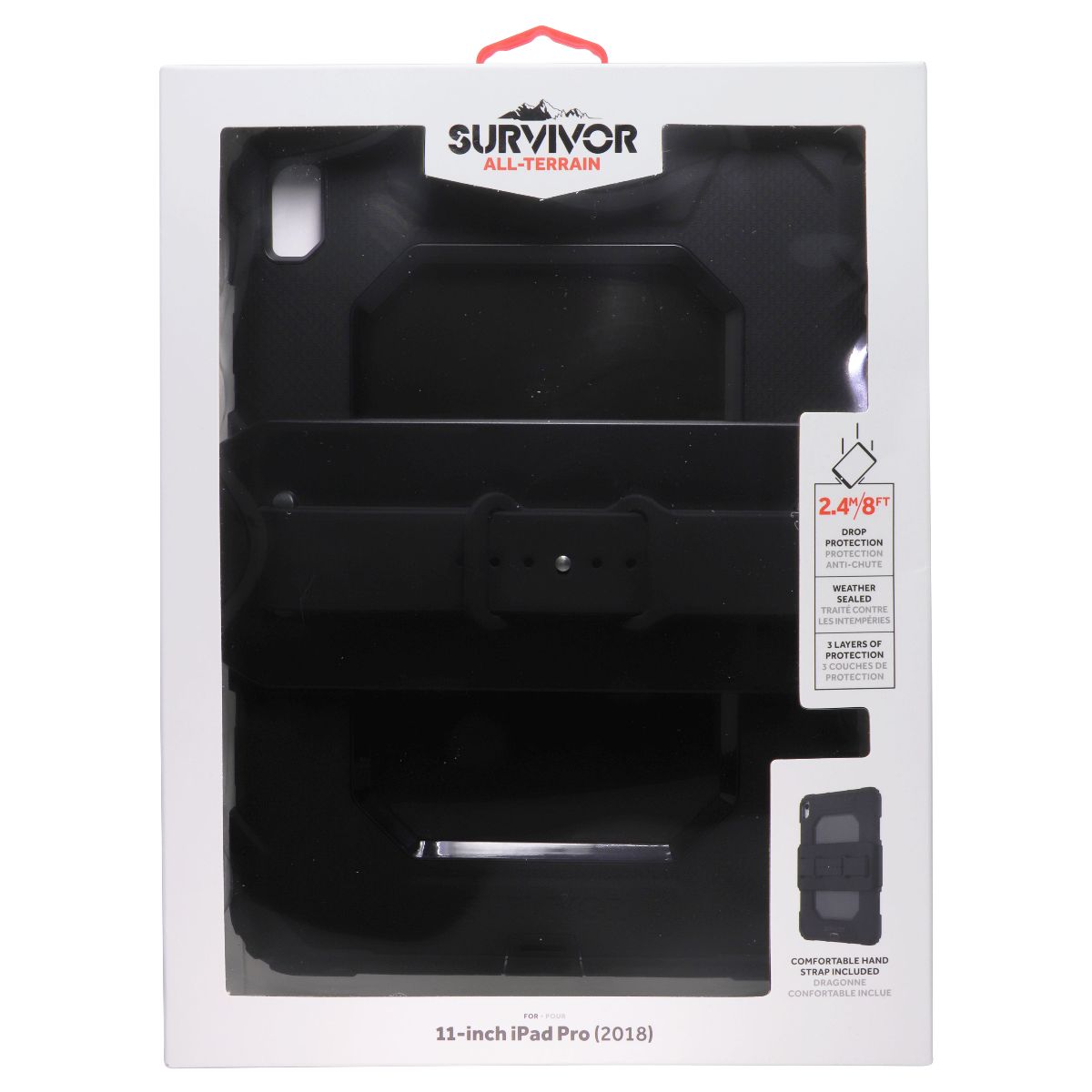 Griffin Survivor All-Terrain Case for Apple iPad Pro 11-inch (2018) - Black iPad/Tablet Accessories - Cases, Covers, Keyboard Folios Griffin - Simple Cell Bulk Wholesale Pricing - USA Seller