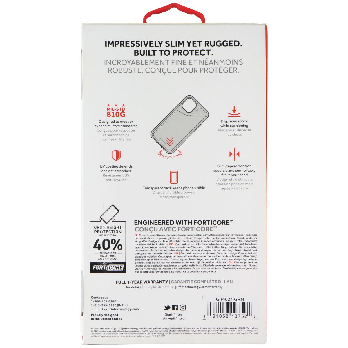 Griffin Survivor Strong Series Case for Apple iPhone 11 Pro Max - Bronze Green Cell Phone - Cases, Covers & Skins Griffin - Simple Cell Bulk Wholesale Pricing - USA Seller