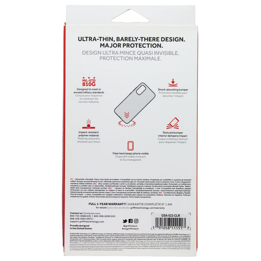 Griffin Survivor Clear Series Case for Samsung Galaxy S20 Ultra - Clear