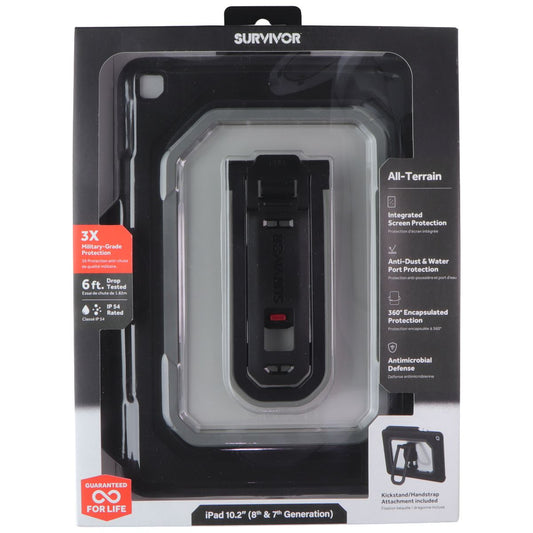 Griffin Survivor All-Terrain Case for Apple iPad 10.2" (8th/7th Gen) - Black iPad/Tablet Accessories - Cases, Covers, Keyboard Folios Griffin - Simple Cell Bulk Wholesale Pricing - USA Seller