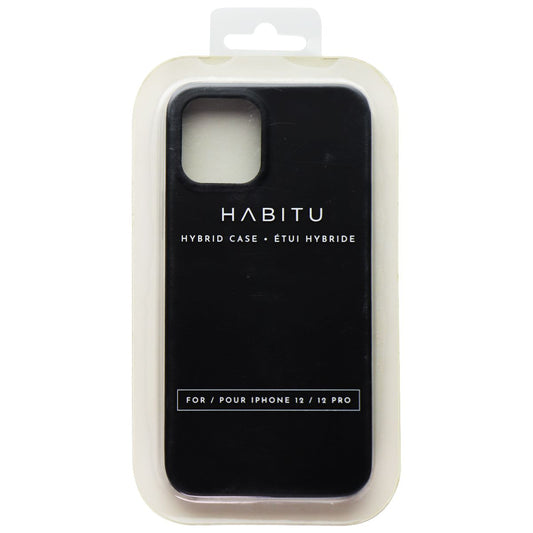 Habitu Hybrid Case for Apple iPhone 12 and iPhone 12 Pro - Black Cell Phone - Cases, Covers & Skins Habitu    - Simple Cell Bulk Wholesale Pricing - USA Seller
