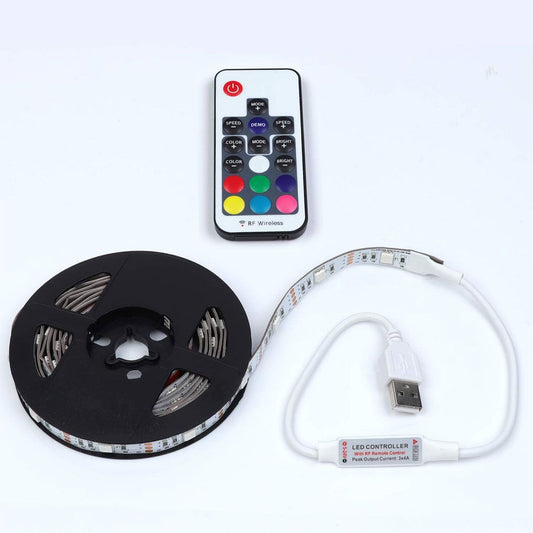 HALO (10-Ft) Ambient Bias Lighting USB LED Strip with Remote - White Lamps, Lighting & Ceiling Fans - Lighting Parts & Accessories Halo - Simple Cell Bulk Wholesale Pricing - USA Seller