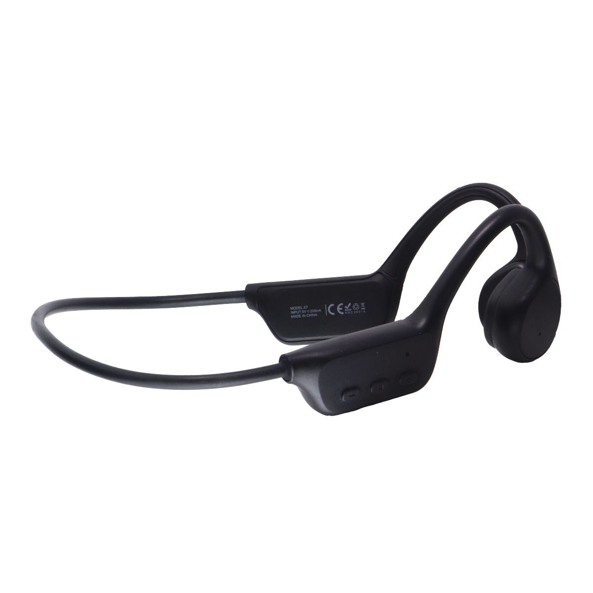 Hamuti Wireless Stereo Bone Conduction Headset Open Ear (X7) - All Black Portable Audio - Headphones Hamuti - Simple Cell Bulk Wholesale Pricing - USA Seller