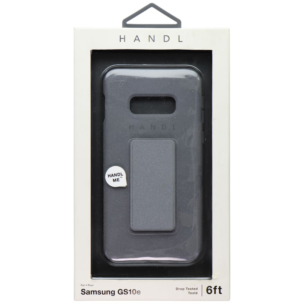 HANDL Slim Case with Handle Grip for Samsung Galaxy S10e - Gray Cell Phone - Cases, Covers & Skins HANDL    - Simple Cell Bulk Wholesale Pricing - USA Seller