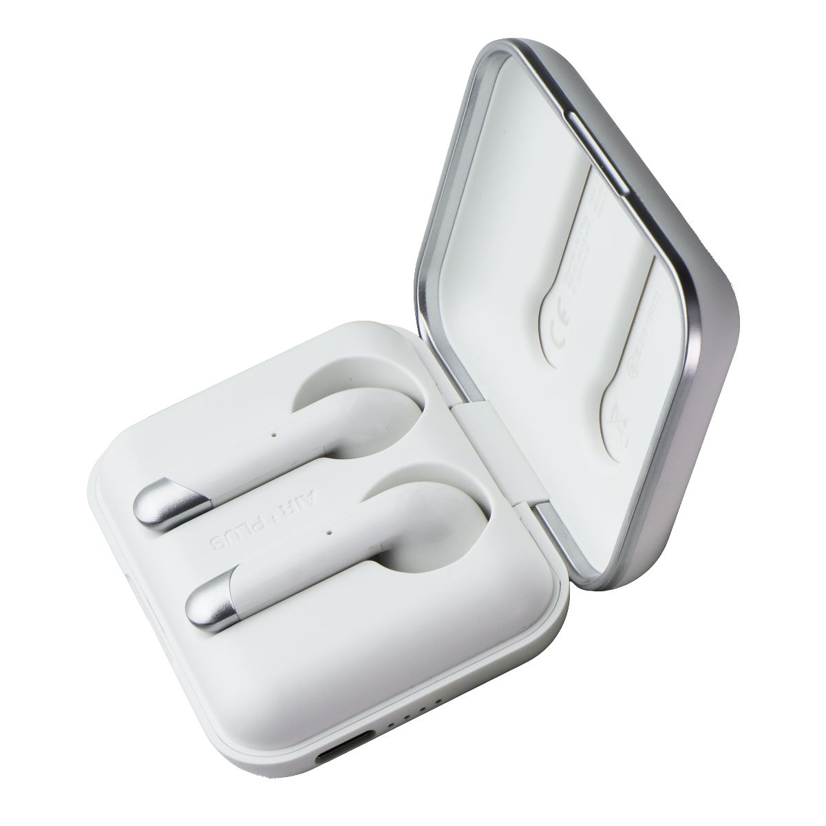 Happy Plugs Air 1 Plus True Wireless In-Ear Headphones - White Portable Audio - Headphones Happy Plugs - Simple Cell Bulk Wholesale Pricing - USA Seller