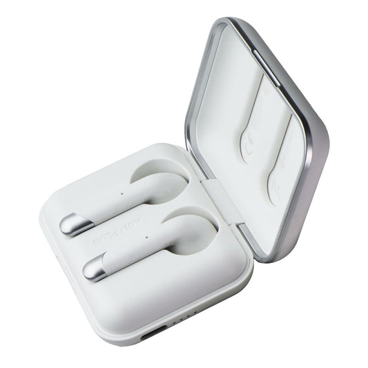 Happy Plugs Stockholm Series Air 1 Plus True Wireless In-Ear Headphones - White Portable Audio - Headphones Happy Plugs    - Simple Cell Bulk Wholesale Pricing - USA Seller
