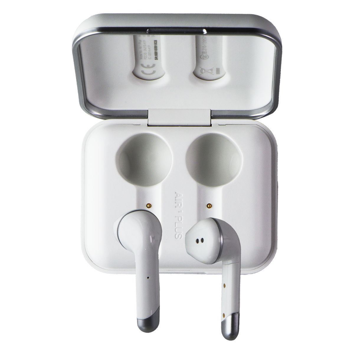 Happy Plugs Air 1 Plus True Wireless In-Ear Headphones - White Portable Audio - Headphones Happy Plugs - Simple Cell Bulk Wholesale Pricing - USA Seller