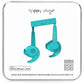 Happy Plugs 3.5mm Wired Sport MFI In-Ear Headphones - Turquoise (7756) Cell Phone - Headsets Happy Plugs - Simple Cell Bulk Wholesale Pricing - USA Seller
