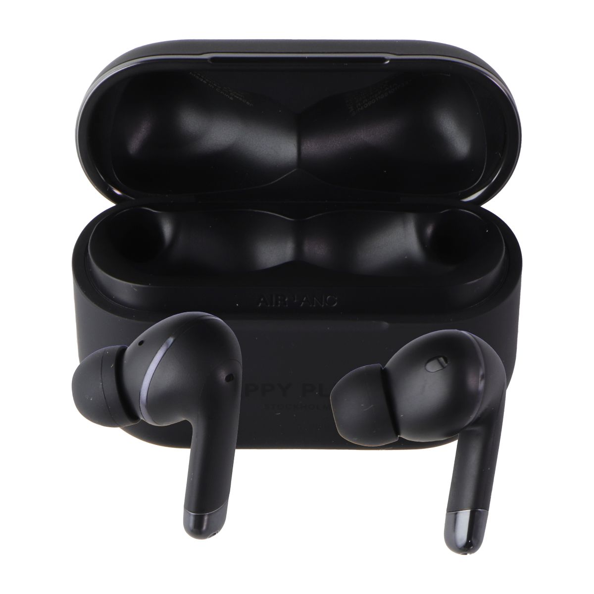 Happy Plugs Stockholm Air 1 ANC In-Ear Headphones - Black Portable Audio - Headphones Happy Plugs - Simple Cell Bulk Wholesale Pricing - USA Seller