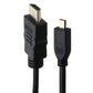 HDMI to Micro-HDMI (6-Foot) High Speed with Ethernet Cable - Black TV, Video & Audio Accessories - Video Cables & Interconnects Unbranded    - Simple Cell Bulk Wholesale Pricing - USA Seller