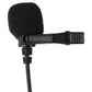 Helix Lucid Mic Lapel Microphone with Aux Connector - Black (ETHLM35) Computer Accessories - Microphones Helix - Simple Cell Bulk Wholesale Pricing - USA Seller