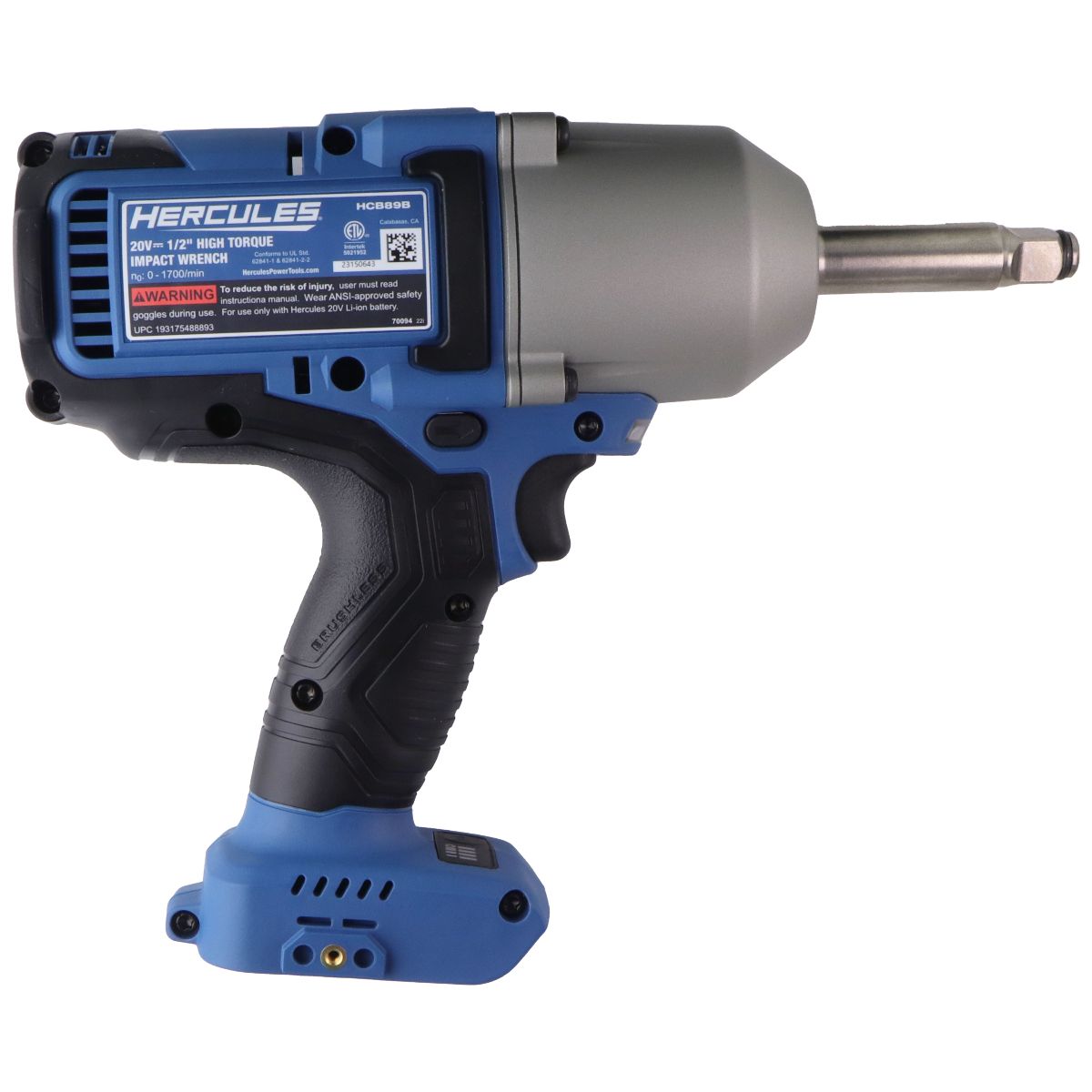 HERCULES 20V Brushless Cordless Impact Wrench w/Extended Anvil - Tool Only Home Improvement - Other Home Improvement Hercules - Simple Cell Bulk Wholesale Pricing - USA Seller
