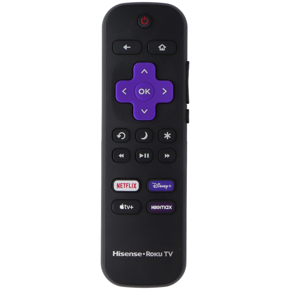 Hisense Roku Remote Control w/ Netflix/Disney+/AppleTV+/HBOMax Keys (RC-ALIR) TV, Video & Audio Accessories - Remote Controls Hisense - Simple Cell Bulk Wholesale Pricing - USA Seller