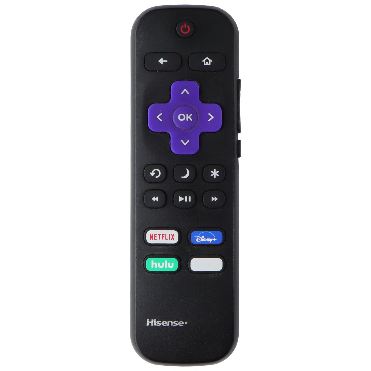 Hisense RC-ALIR Remote Control w/ Netflix/Disney+/Hulu/Roku Keys - Bla ...