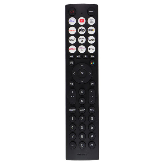 Hisense OEM Remote Control (EN2D36H) with Disney+/Crackle/FuboTV Keys - Black TV, Video & Audio Accessories - Remote Controls Hisense    - Simple Cell Bulk Wholesale Pricing - USA Seller