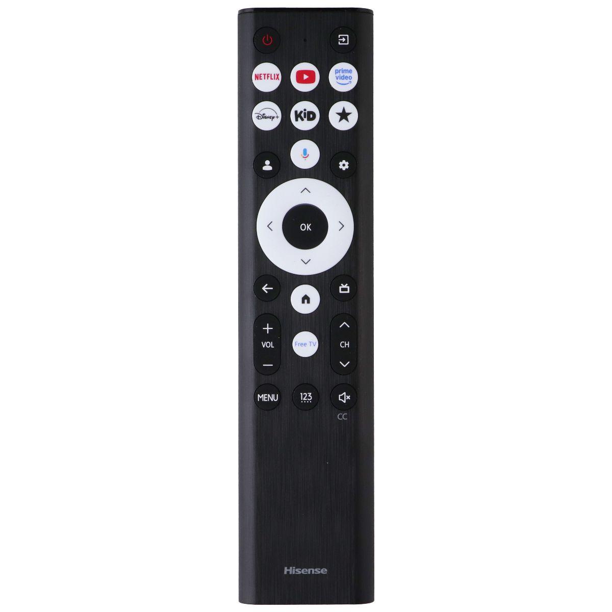 Hisense Voice Remote Control (ERF6AF80HL) with Netflix/YouTube/Prime/Disney+/KiD