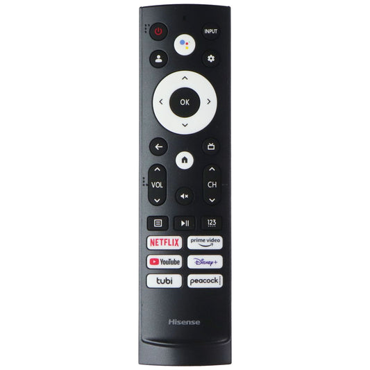Hisense Remote Control (ERF3V90HP) Netflix/Prime/YouTube/Disney+/Tubi - Black TV, Video & Audio Accessories - Remote Controls Hisense - Simple Cell Bulk Wholesale Pricing - USA Seller