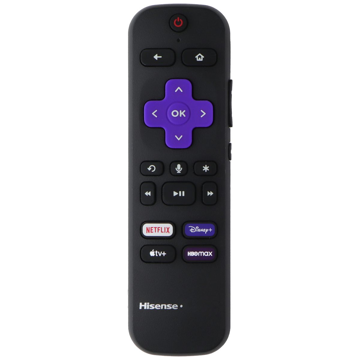 Hisense Remote Control (RC-FA5) w/ Netflix/Disney+/AppleTV+/HBOMax Keys - Black TV, Video & Audio Accessories - Remote Controls Hisense - Simple Cell Bulk Wholesale Pricing - USA Seller