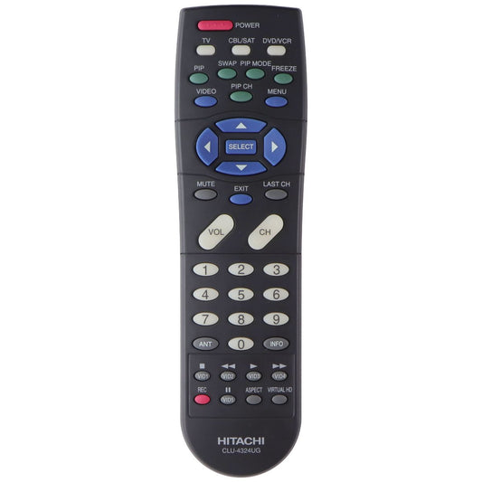 Hitachi OEM Remote Control - Black (CLU-4324UG) TV, Video & Audio Accessories - Remote Controls Hitachi - Simple Cell Bulk Wholesale Pricing - USA Seller