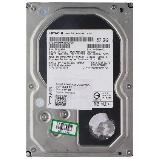 Hitachi Deskstar 7K3000 SATA-III Internal Hard Drive HDD (HDS723030ALA640)