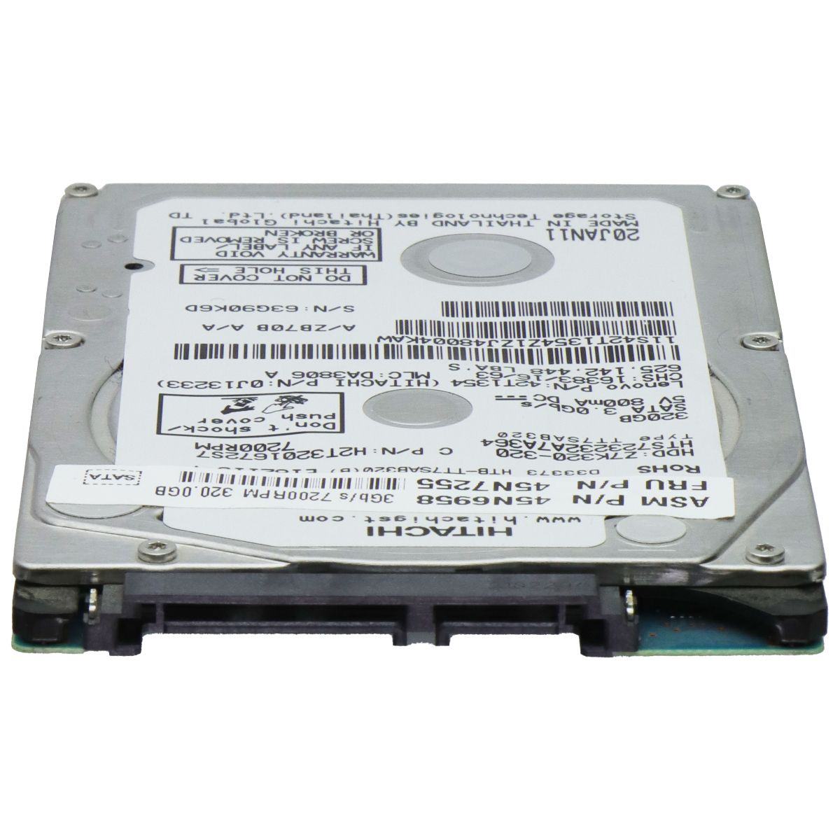 Hitachi Travelstar Z7K320 H2T3201672S7 SATA II 3.0Gbps 320GB 2.5-inch HDD Digital Storage - Solid State Drives Hitachi - Simple Cell Bulk Wholesale Pricing - USA Seller