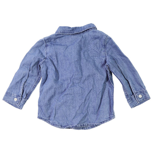H&M Baby Button Down Long Sleeve Shirt - Denim (6M) Other Sporting Goods H&M - Simple Cell Bulk Wholesale Pricing - USA Seller
