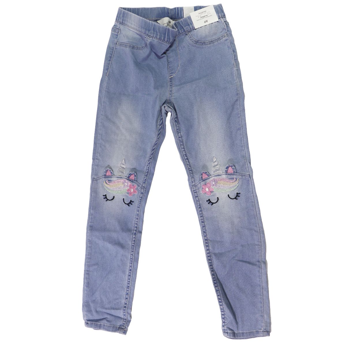 H&M Kids Unicorn Jeggings - Size (6x) (Shell/Cotton/Polyester/Elastane) Other Sporting Goods H&M - Simple Cell Bulk Wholesale Pricing - USA Seller