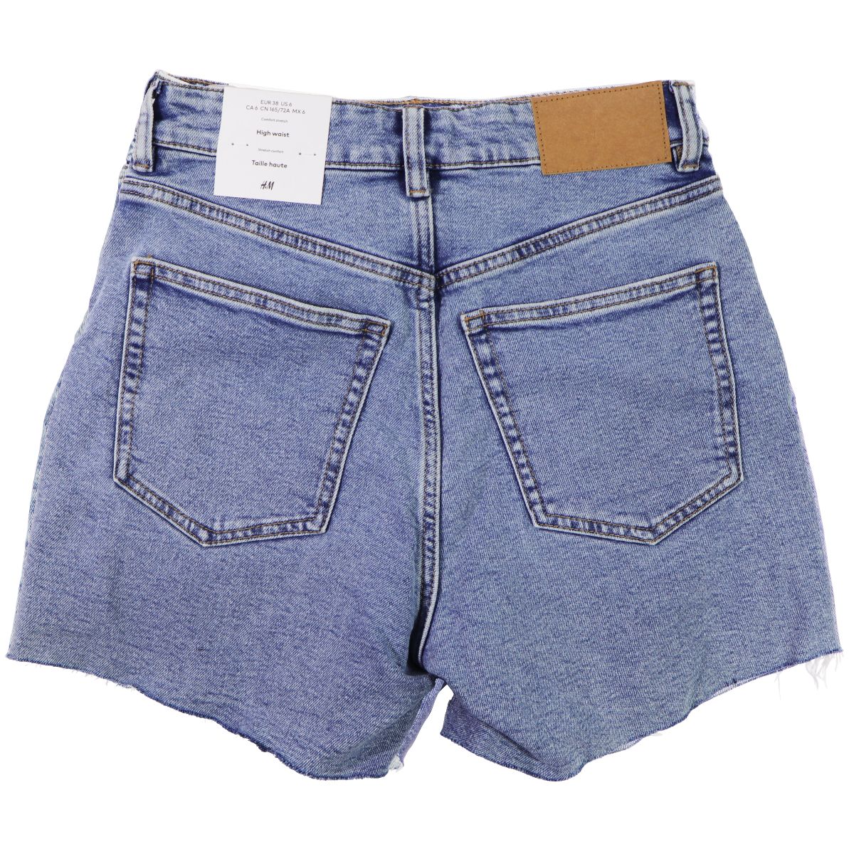 H&M High Waist Comfort Stretch Jean Shorts - US Size 6 Clothing & Accessories - Safety & Reflective Gear H&M - Simple Cell Bulk Wholesale Pricing - USA Seller