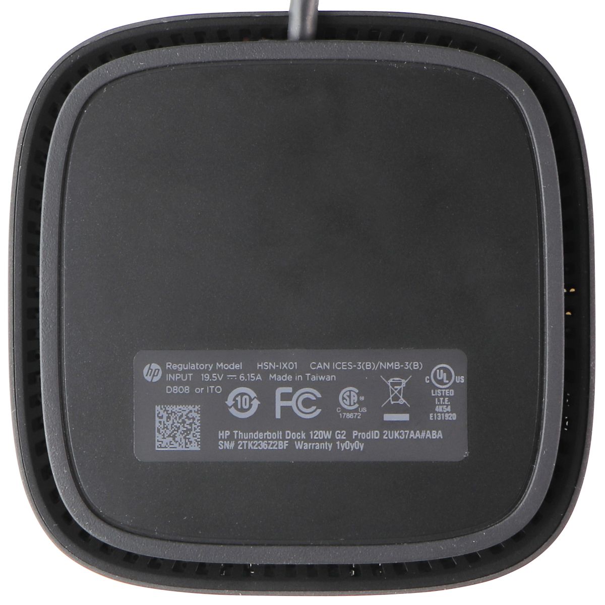 HP Thunderbolt Dock 120W G2 Docking Station - Black (2UK37UT#ABA) Smart Watch Accessories - Chargers & Docking Stations HP - Simple Cell Bulk Wholesale Pricing - USA Seller