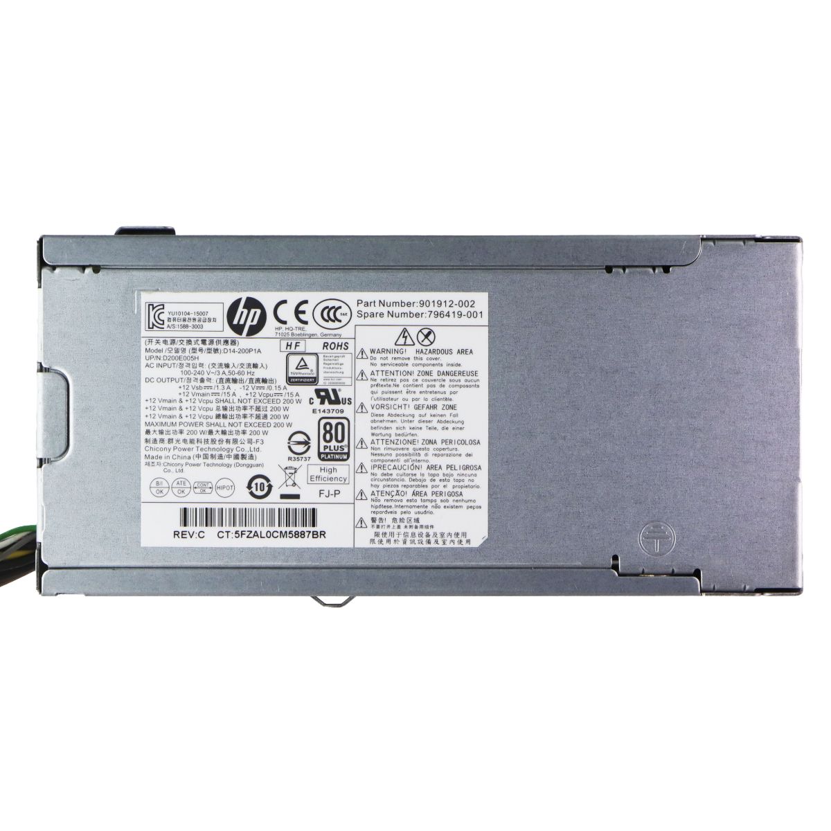 HP 200W Power Supply (D14-200P1A) Computer Parts - Power Supplies HP - Simple Cell Bulk Wholesale Pricing - USA Seller