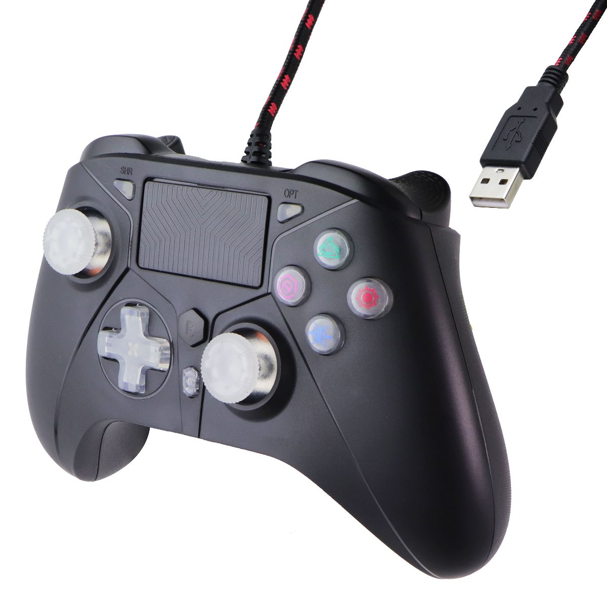 Huizhou Rong Hui Wired USB Controller for Xbox and PC - Black / Translucent Gaming/Console - Controllers & Attachments Huizhou Rong Hui - Simple Cell Bulk Wholesale Pricing - USA Seller