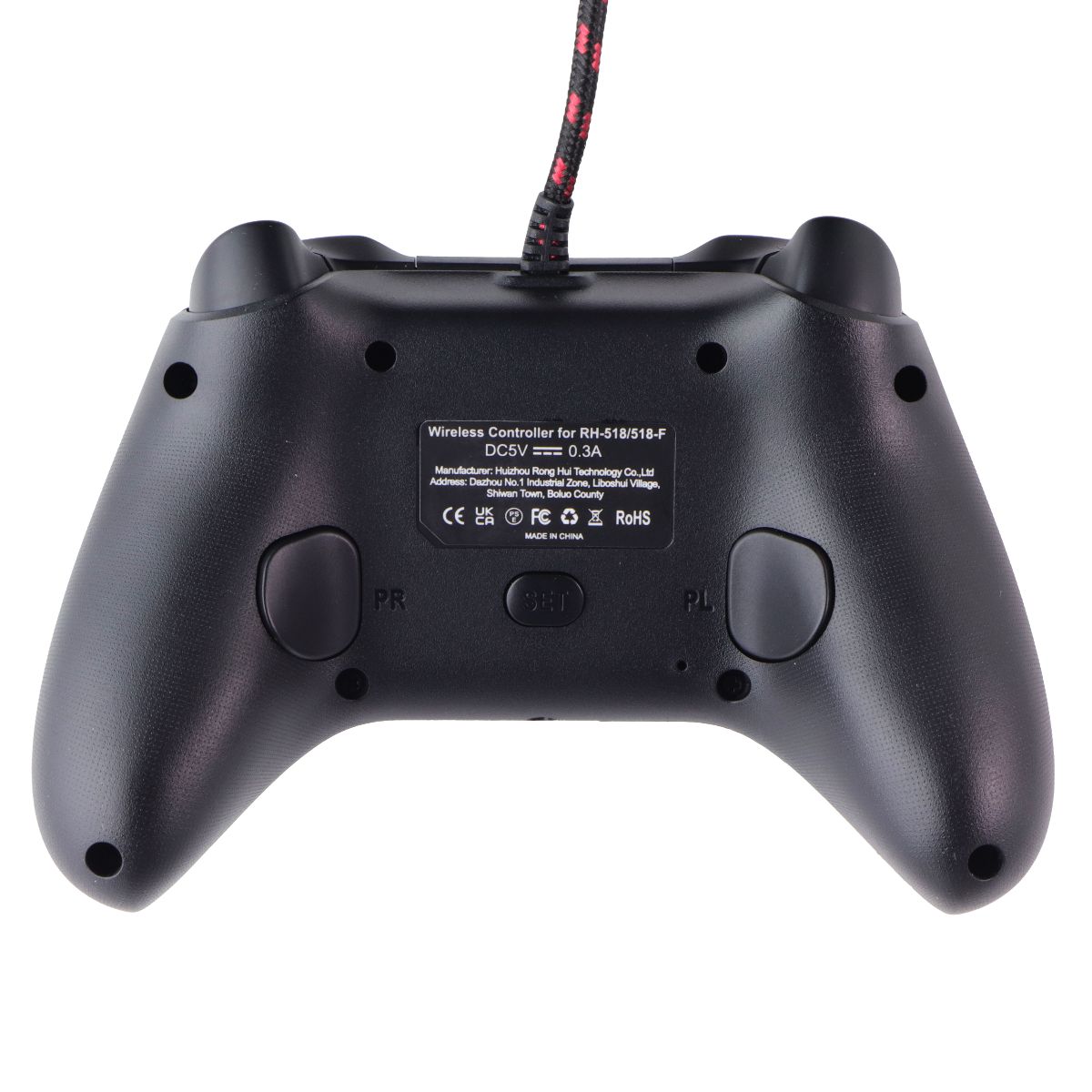 Huizhou Rong Hui Wired USB Controller for Xbox and PC - Black / Translucent Gaming/Console - Controllers & Attachments Huizhou Rong Hui - Simple Cell Bulk Wholesale Pricing - USA Seller