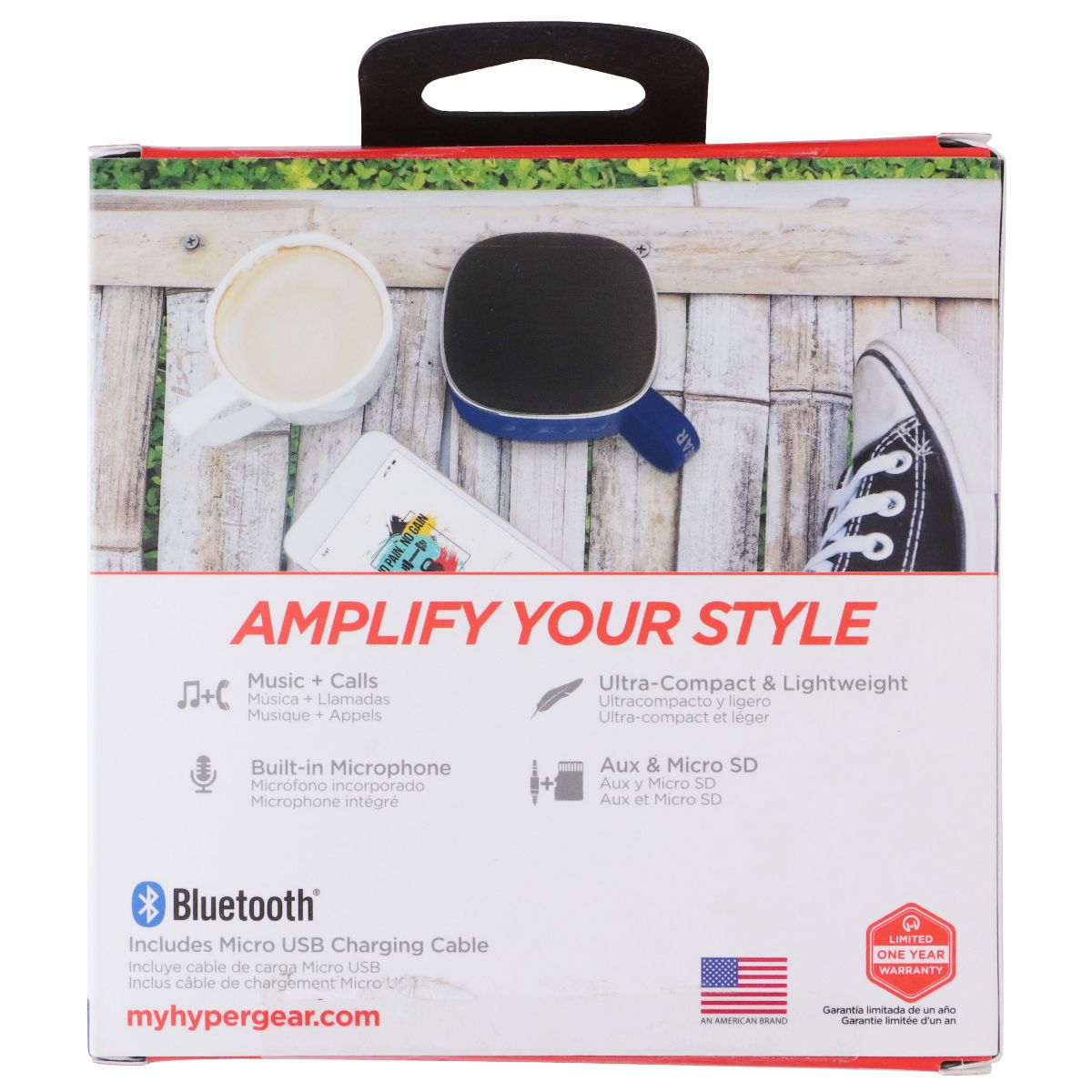 HyperGear Fabrix Mini Bluetooth Wireless Speaker - Blue