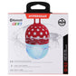 HyperGear Go-Glo Splashproof IPX4 Light-Up Bluetooth Speaker - Red & RGB