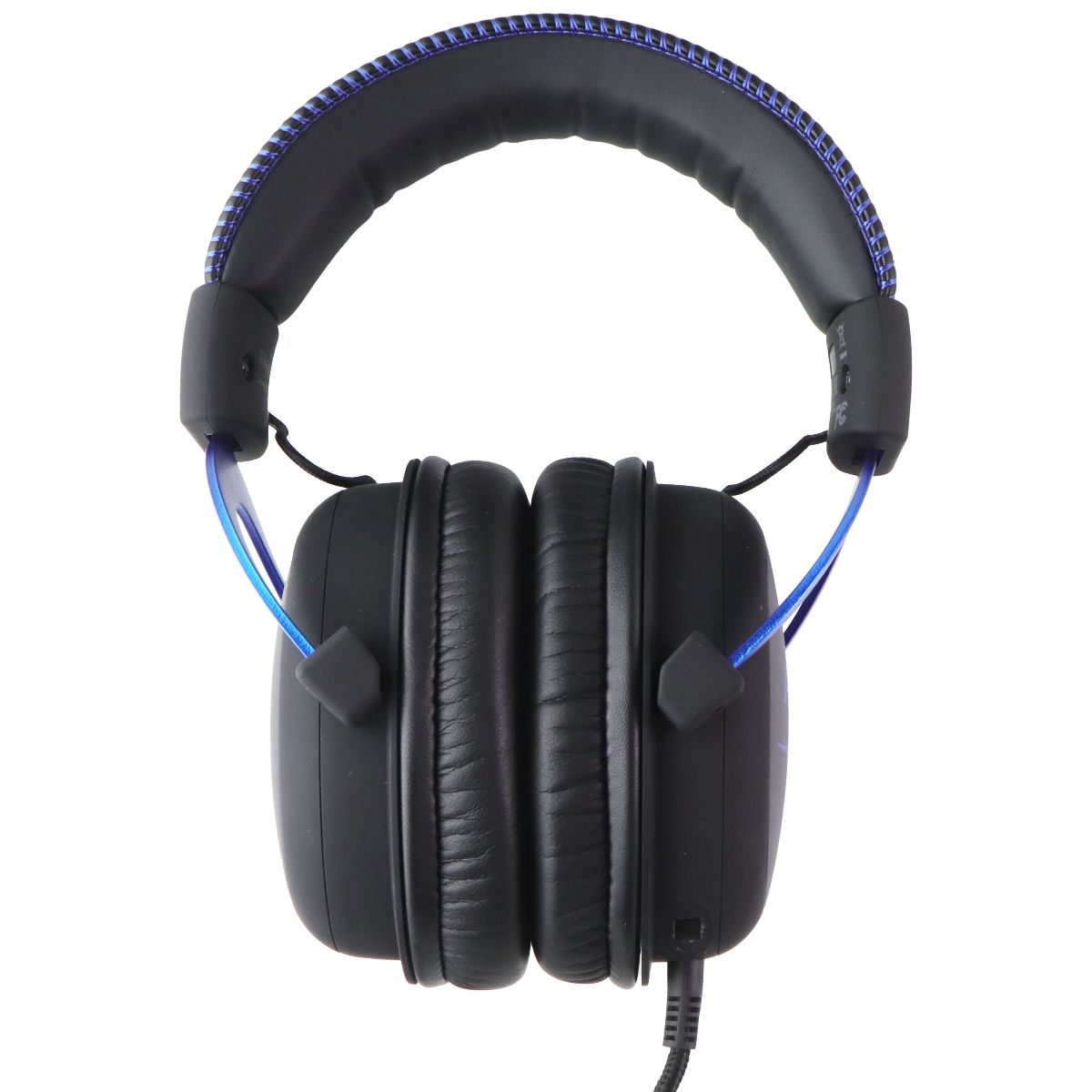 Official PlayStation Wired HyperX Cloud Gaming Headset for PS4/PS5 - Black/Blue Gaming/Console - Headsets HyperX - Simple Cell Bulk Wholesale Pricing - USA Seller