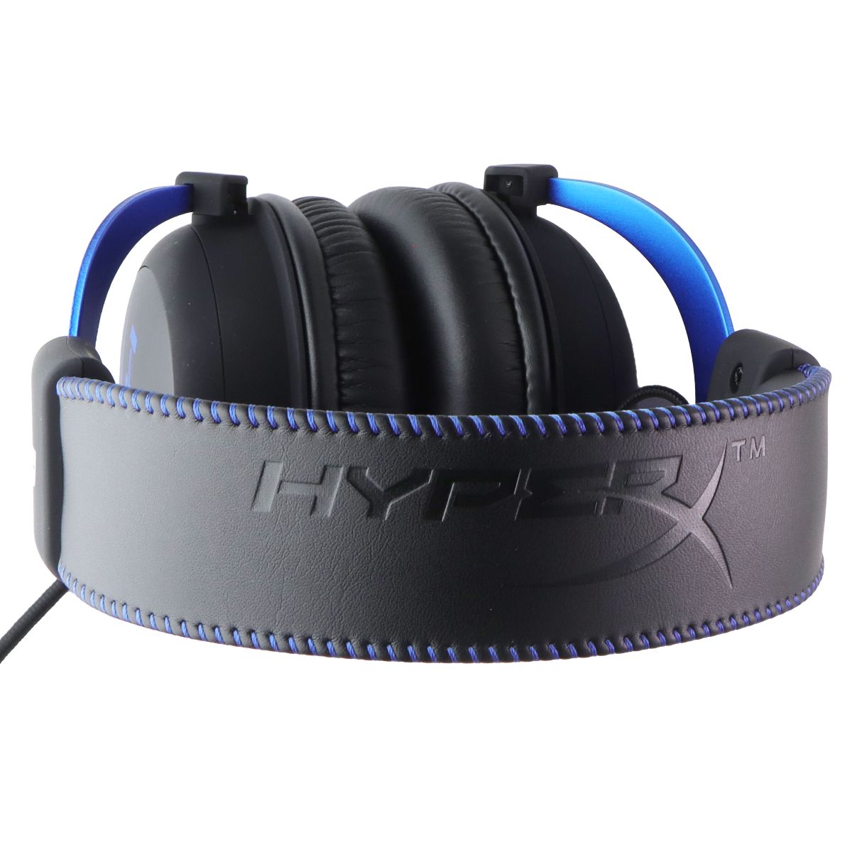 Official PlayStation Wired HyperX Cloud Gaming Headset for PS4/PS5 - Black/Blue Gaming/Console - Headsets HyperX - Simple Cell Bulk Wholesale Pricing - USA Seller