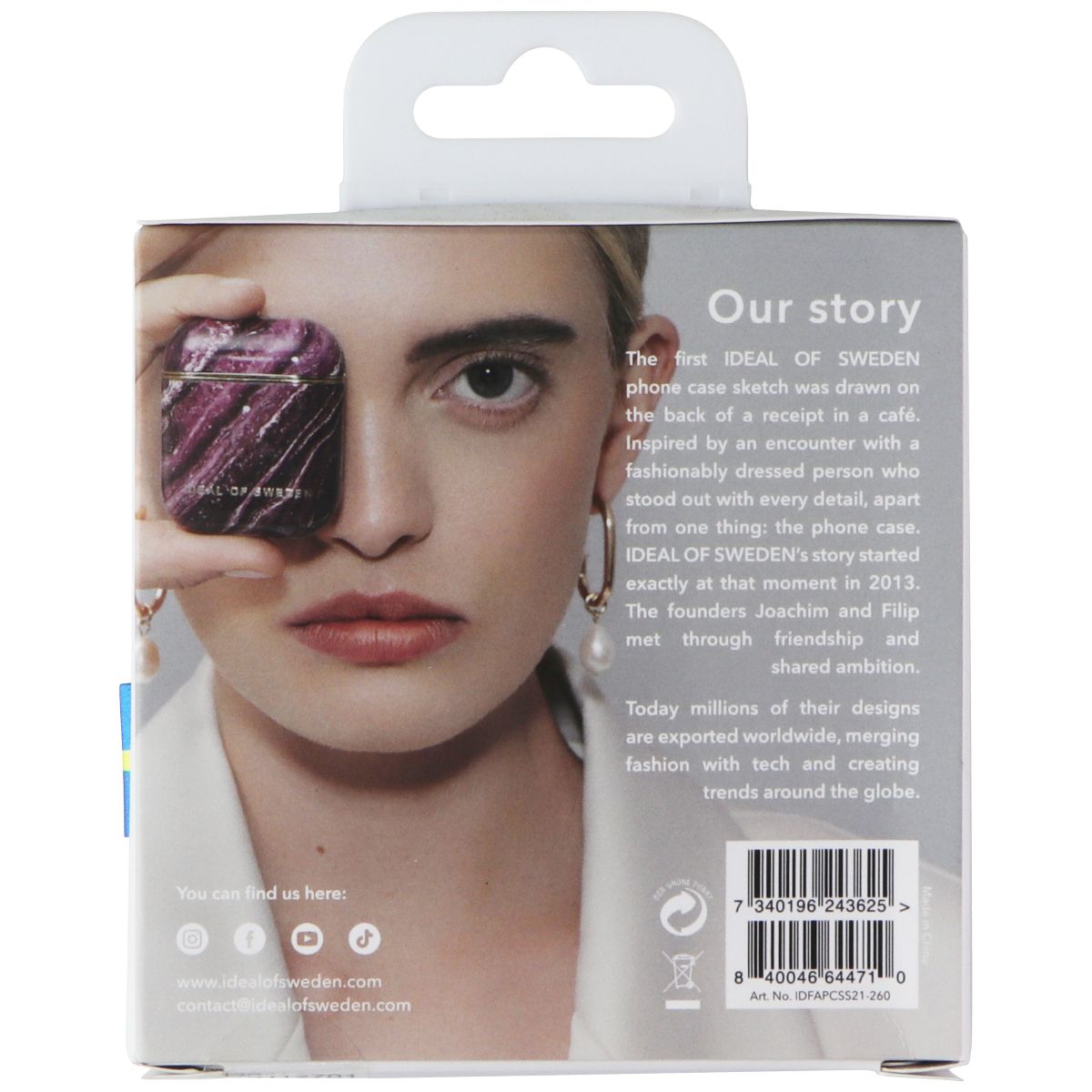 IDEAL OF SWEDEN Airpods Case for Apple AirPods 1st Gen / 2nd Gen - Blush Floral iPod, Audio Player Accessories - Cases, Covers & Skins iDeal of Sweden - Simple Cell Bulk Wholesale Pricing - USA Seller