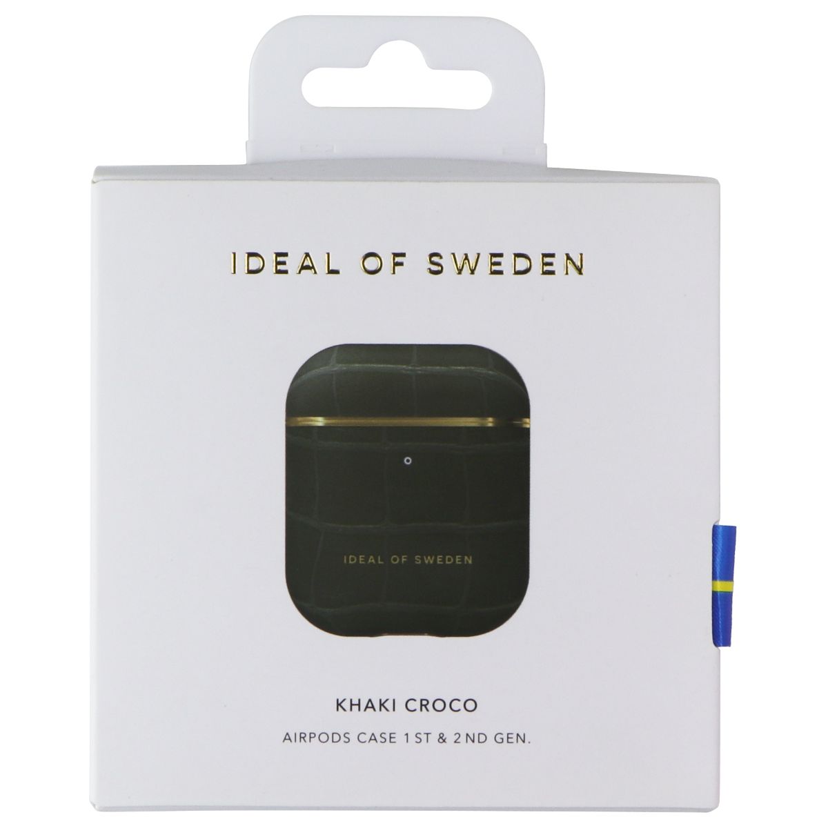 iDeal of Sweden Protective Case for AirPods 1st Gen & 2nd Gen - Khaki Croco iPod, Audio Player Accessories - Cases, Covers & Skins iDeal of Sweden - Simple Cell Bulk Wholesale Pricing - USA Seller