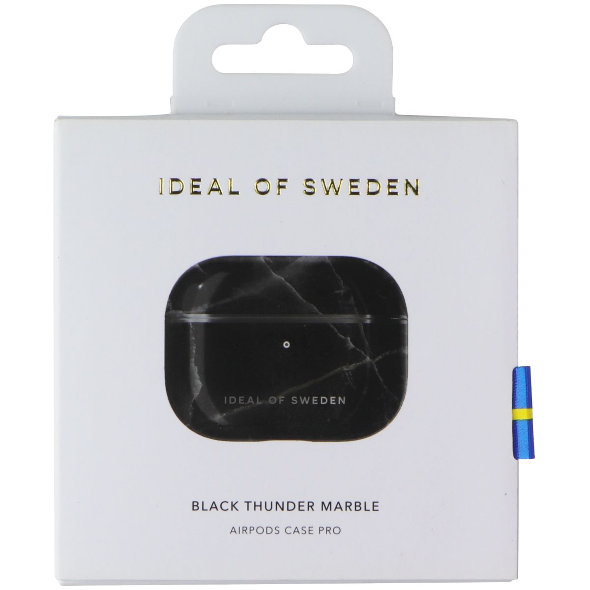 IDEAL OF SWEDEN Printed Case for Apple AirPods Pro 2/1- Black Thunder Marble