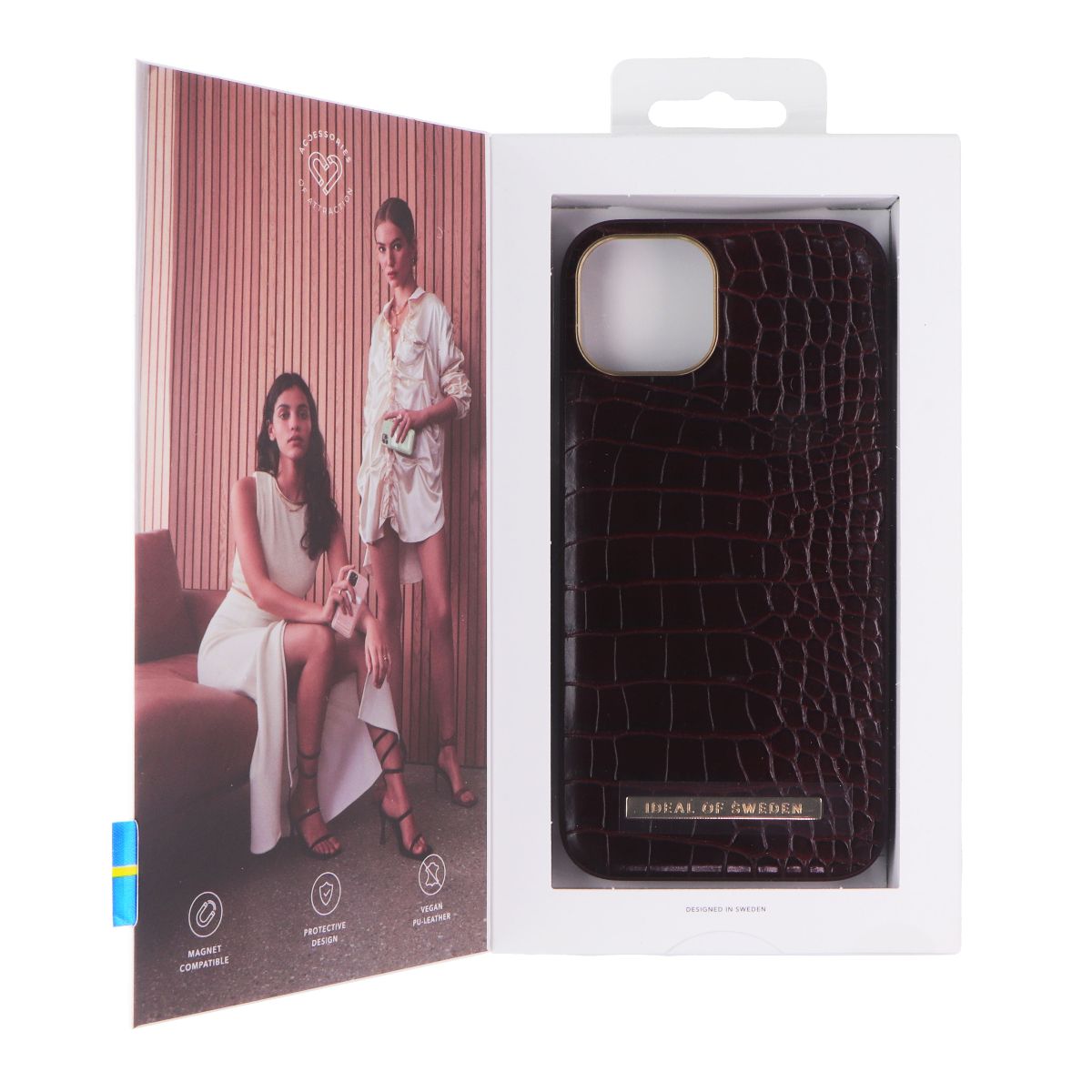 iDeal of Sweden Atelier Case for Apple iPhone 13 - Scarlet Croco Cell Phone - Cases, Covers & Skins iDeal of Sweden - Simple Cell Bulk Wholesale Pricing - USA Seller