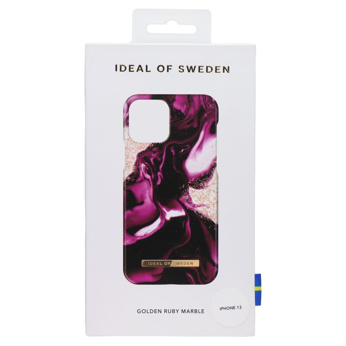 iDeal of Sweden Fashion Case for Apple iPhone 13 - Golden Ruby Marble Cell Phone - Cases, Covers & Skins iDeal of Sweden - Simple Cell Bulk Wholesale Pricing - USA Seller