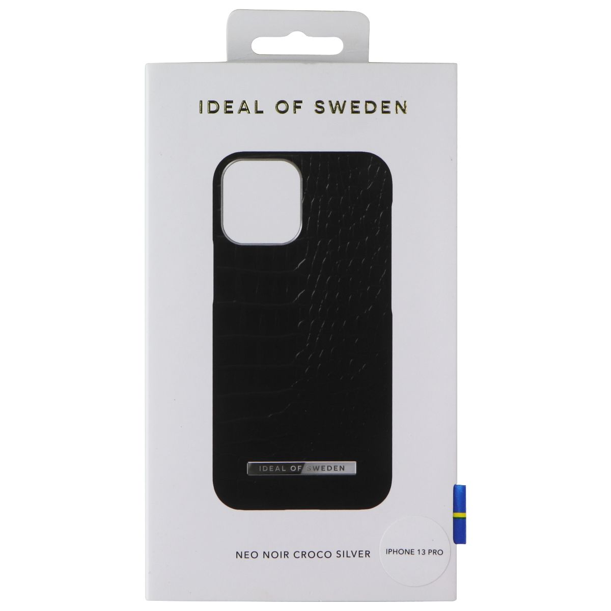 iDeal of Sweden Atelier Case for Apple iPhone 13 Pro - Neo Noir Croco Silver Cell Phone - Cases, Covers & Skins iDeal of Sweden - Simple Cell Bulk Wholesale Pricing - USA Seller