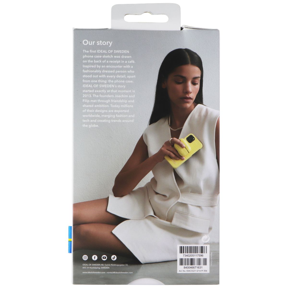 iDeal of Sweden Atelier Case for Apple iPhone 13 Pro - Neo Noir Croco Silver Cell Phone - Cases, Covers & Skins iDeal of Sweden - Simple Cell Bulk Wholesale Pricing - USA Seller