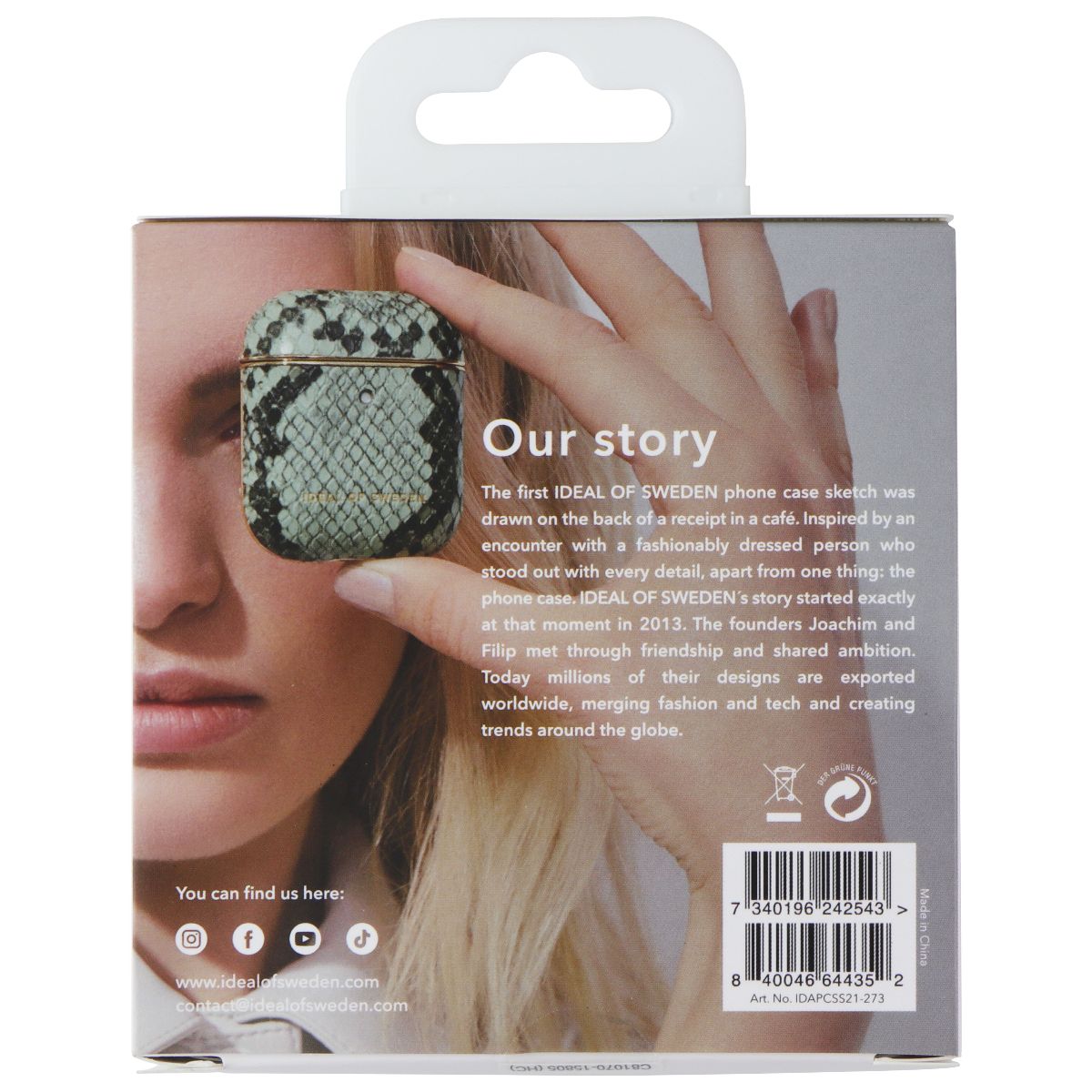 IDEAL OF SWEDEN Airpods Case for AirPods 1st Gen / 2nd Gen - Rose Croco iPod, Audio Player Accessories - Cases, Covers & Skins iDeal of Sweden - Simple Cell Bulk Wholesale Pricing - USA Seller