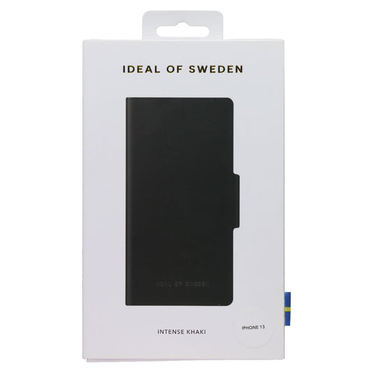iDeal Of Sweden Atelier Wallet Case for Apple iPhone 13 - Intense Khaki Cell Phone - Cases, Covers & Skins iDeal of Sweden - Simple Cell Bulk Wholesale Pricing - USA Seller
