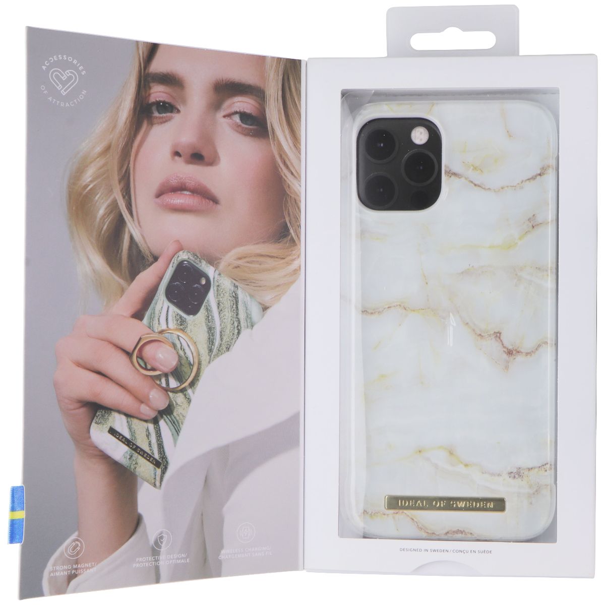 iDeal of Sweden Printed Case for Apple iPhone 12 Pro Max - Golden Pearl Marble Cell Phone - Cases, Covers & Skins iDeal of Sweden    - Simple Cell Bulk Wholesale Pricing - USA Seller
