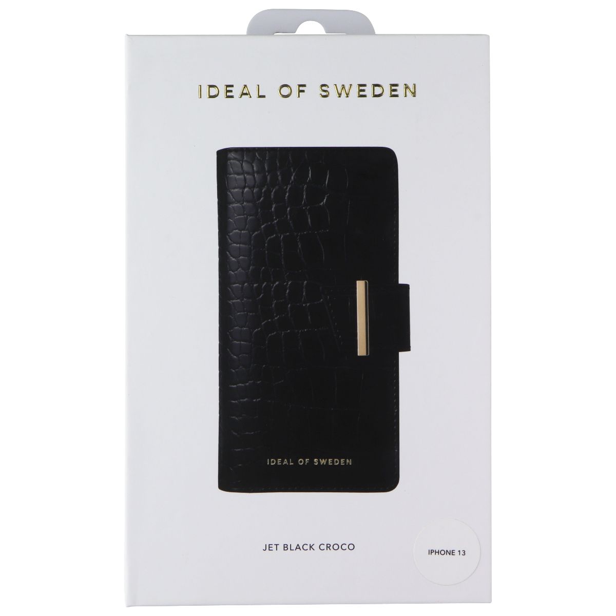 iDeal of Sweden Cora Phone Wallet for Apple iPhone 13 - Jet Black Croco Cell Phone - Cases, Covers & Skins iDeal of Sweden - Simple Cell Bulk Wholesale Pricing - USA Seller